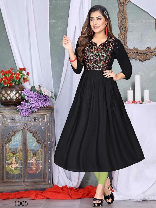 Tern Vol 2 Rayon Slub Designer Exclusive Kurti collecttion